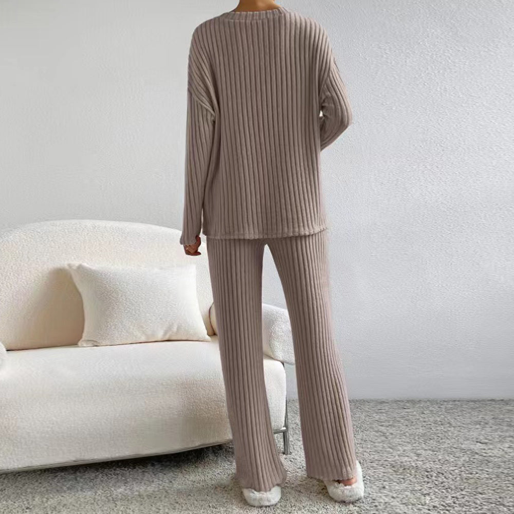 Jefa- Damski dzianinowy komplet na zimę