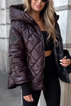 KAJLA - Damska kurtka z kapturem i bawełny na co dzień