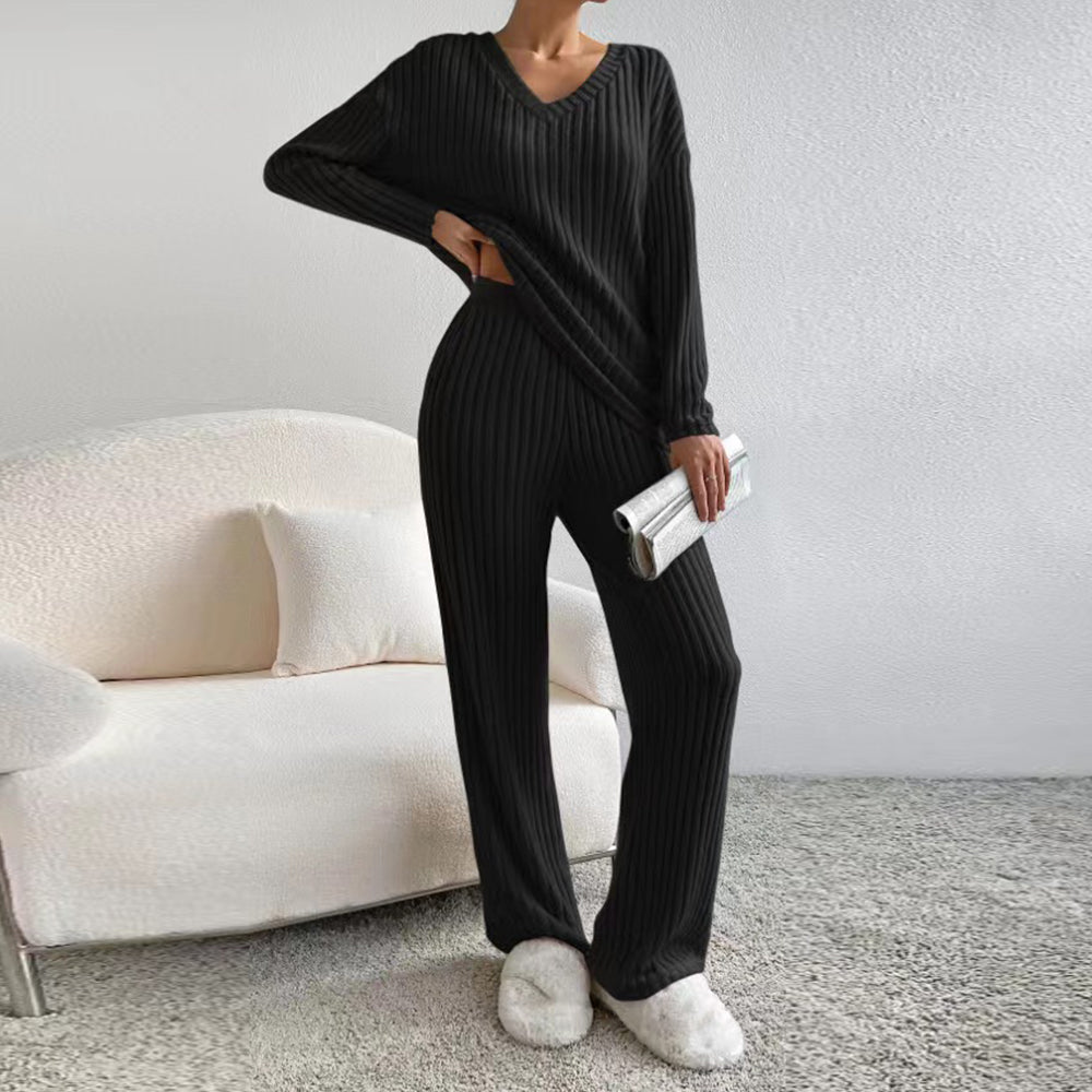 Jefa- Damski dzianinowy komplet na zimę