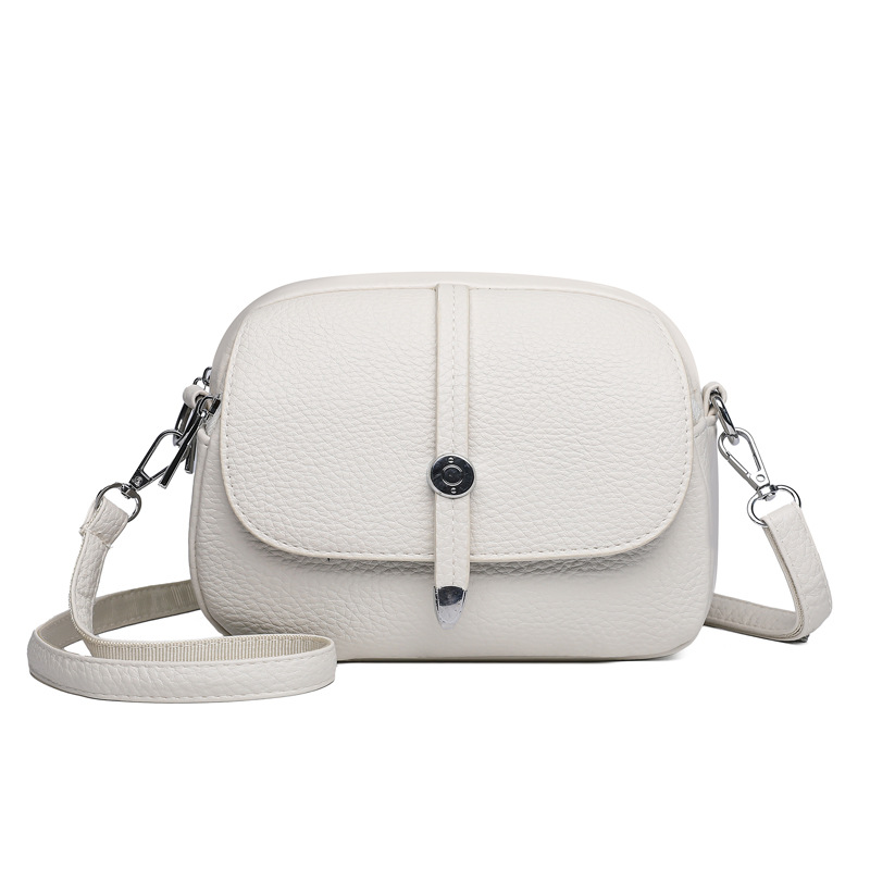 ZOFIA - Damska lekka torba crossbody w jednolitym kolorze