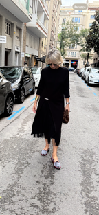 Suma - Sukienka z dzianiny tiulowej