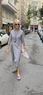 Suma - Sukienka z dzianiny tiulowej