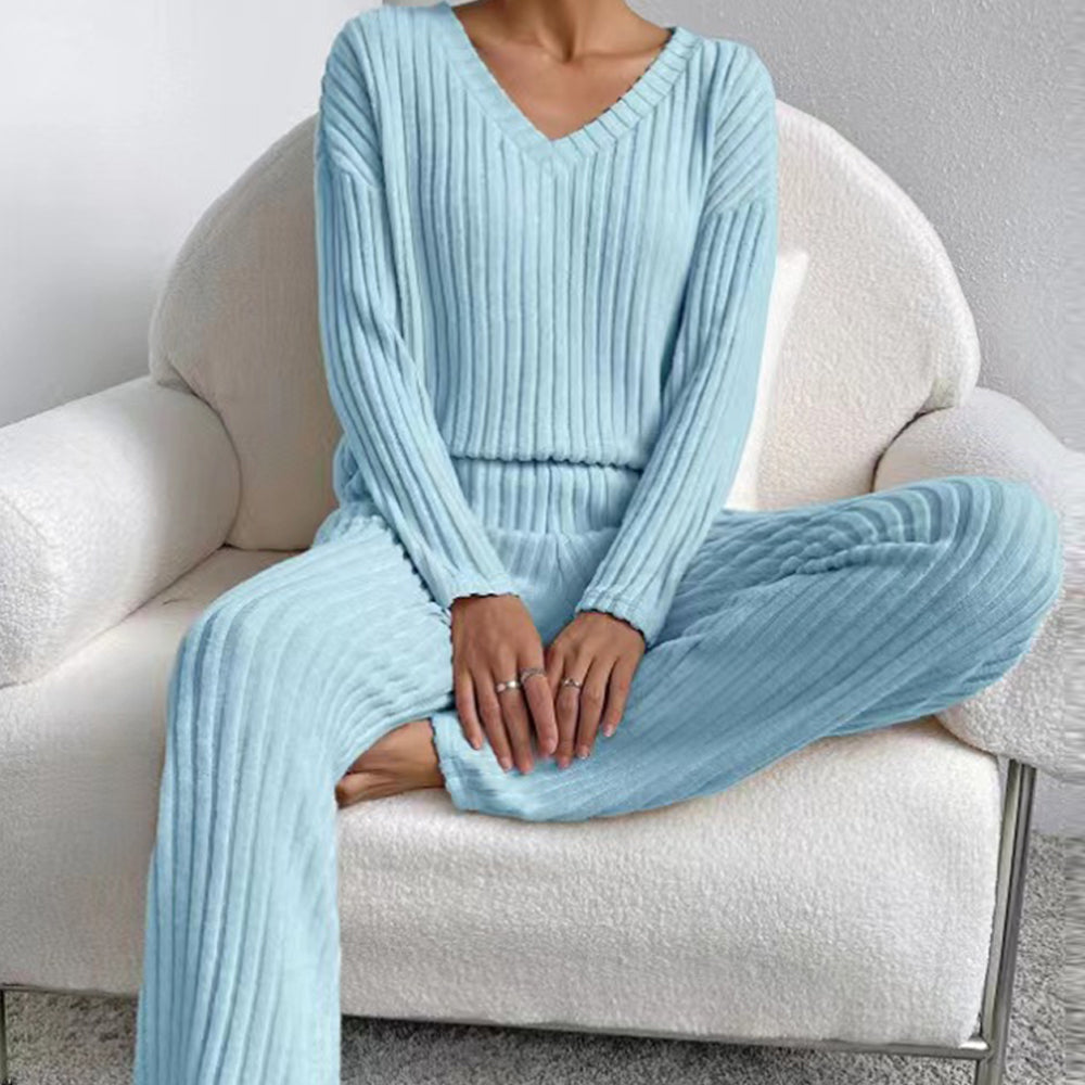 Jefa- Damski dzianinowy komplet na zimę