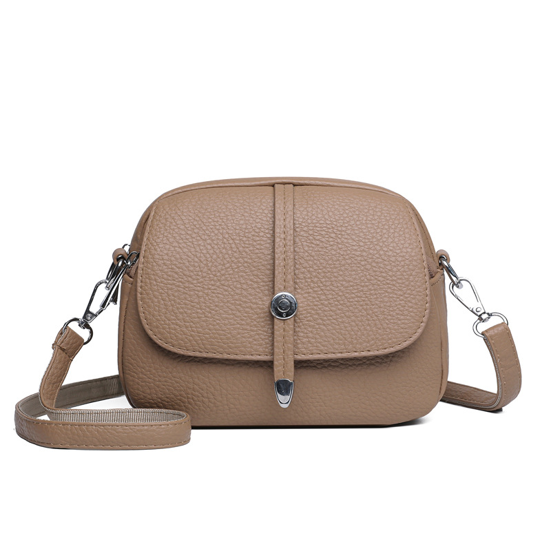 ZOFIA - Damska lekka torba crossbody w jednolitym kolorze