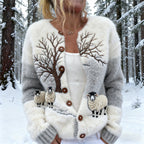 Faiza - Kardigan Damski Dzianinowy