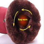 NIMA - Damskie wodoodporne buty śniegowe