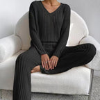 Jefa- Damski dzianinowy komplet na zimę