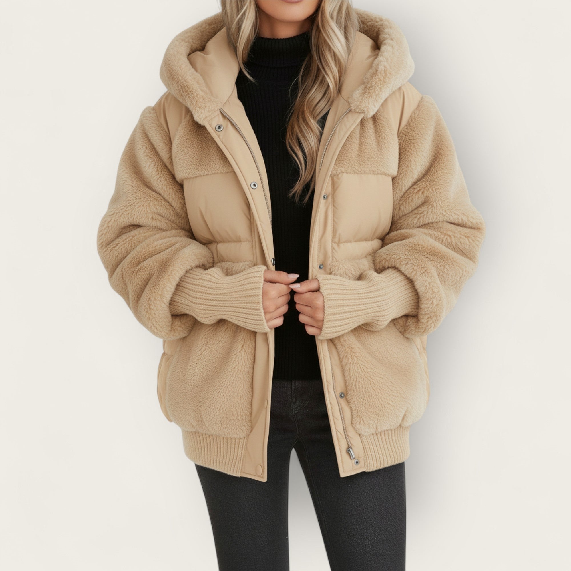 Alena | Puchowa Kurtka Z Kapturem Premium