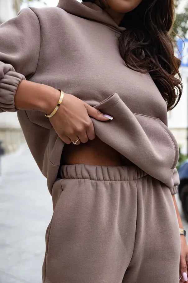 YEOZ-Czarny komplet dresowy