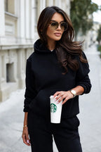 YEOZ-Czarny komplet dresowy