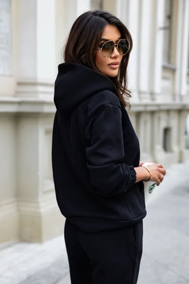 YEOZ-Czarny komplet dresowy