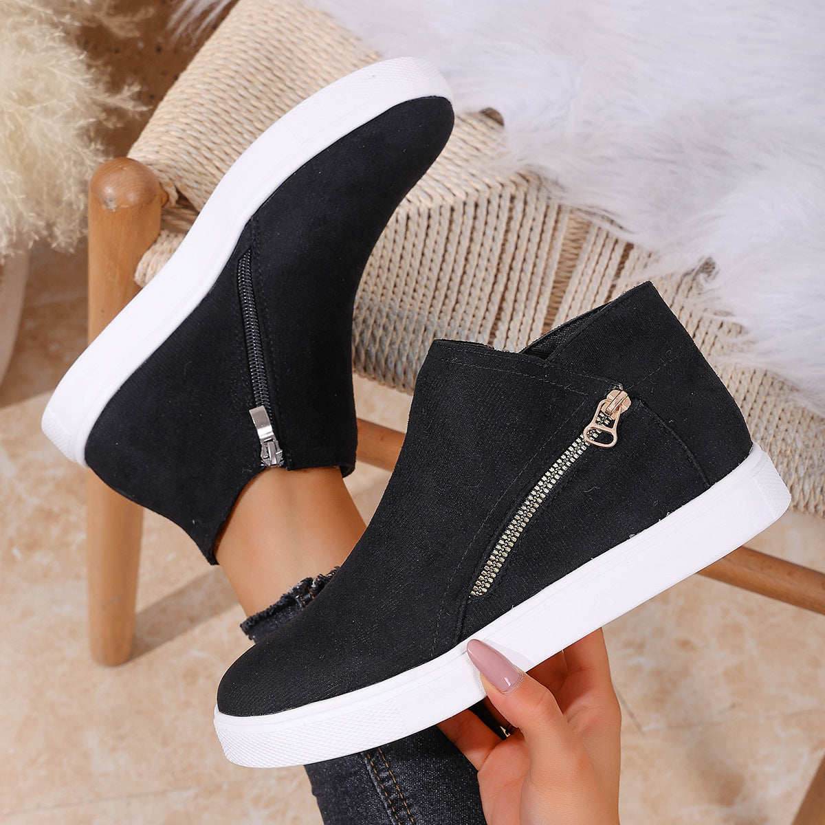 Athenza | Damskie Wysokie Buty Casualowe