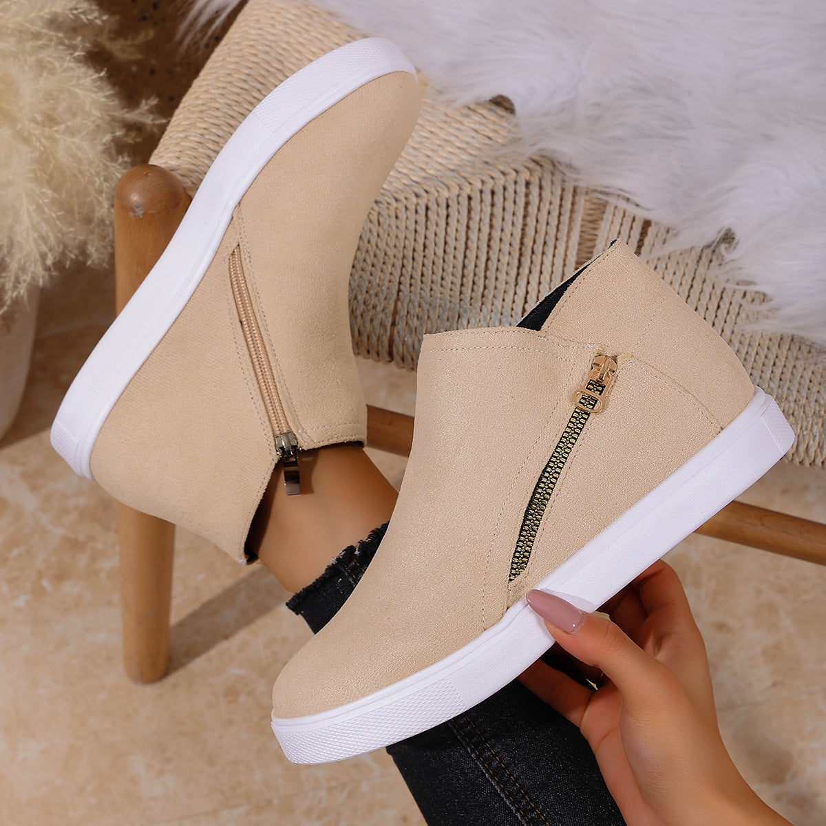 Athenza | Damskie Wysokie Buty Casualowe