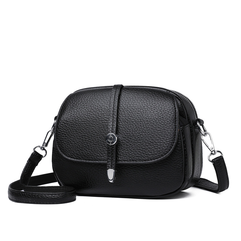 ZOFIA - Damska lekka torba crossbody w jednolitym kolorze