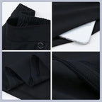 NOMITA - Stylowe plisowane spodnie z szerokimi nogawkami