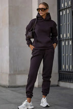 YEOZ-Czarny komplet dresowy