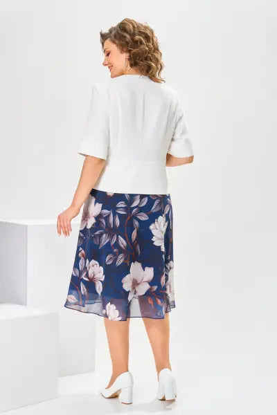 PRIYU- [S-5XL]Wysokiej jakości sukienka z bawełny i jedwabiu