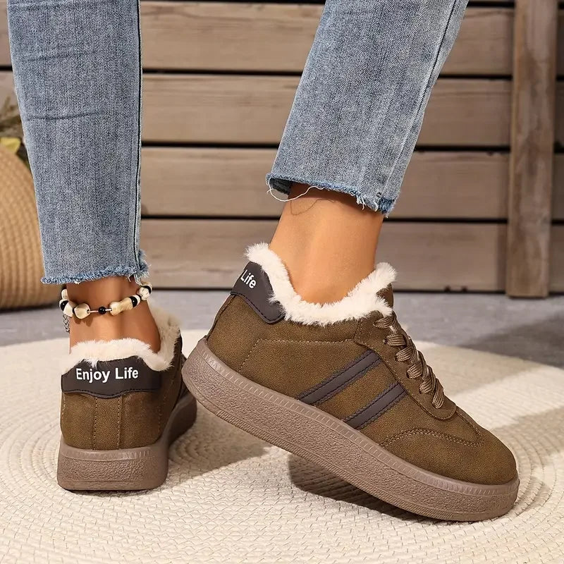 Lily | Wygodne – ciepłe, luźne płaskie buty