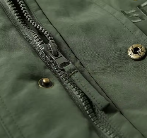 Orys | Ciepła Wełniana Kurtka Zimowa Męska