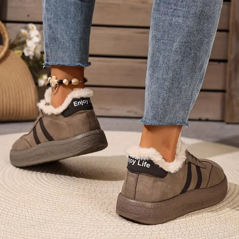 Lily | Wygodne – ciepłe, luźne płaskie buty