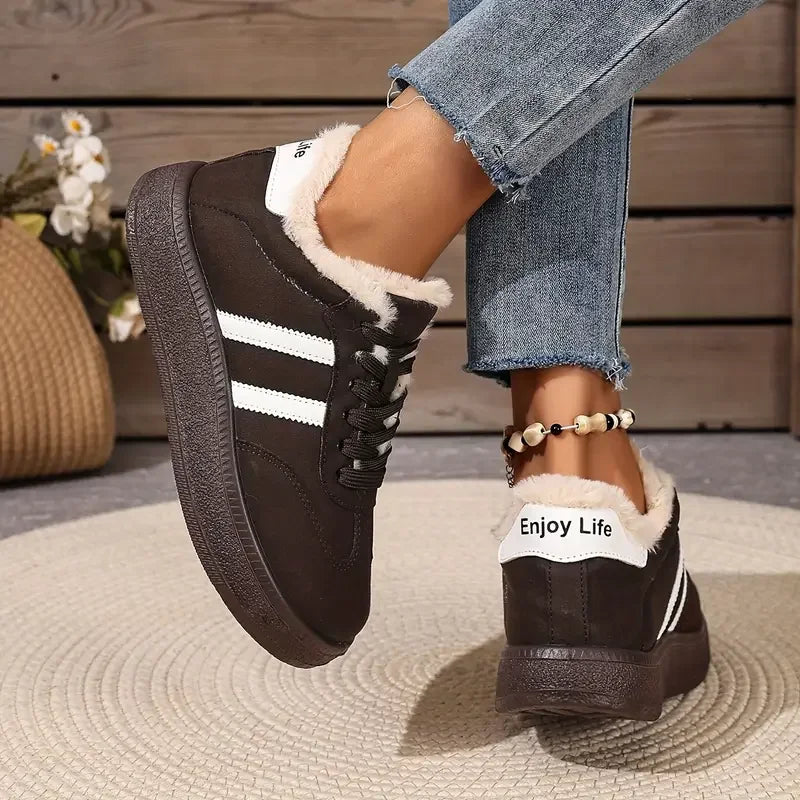 Lily | Wygodne – ciepłe, luźne płaskie buty